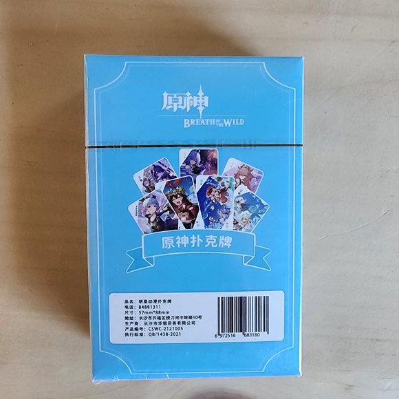 Fan Art Genshin Impact Poker Playing Cards 54 Pcs Anime Game Theme Deck - Picture 2 of 7